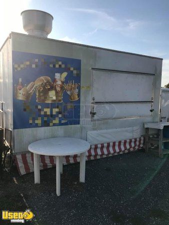 Used 12' Carmate Multi-Functional Food Concession Trailer Mobile Kitchen Unit