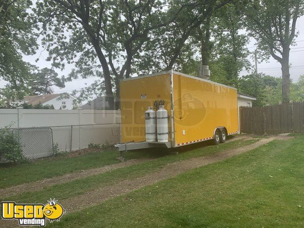 2014 - 24' Fully Loaded Commercial Mobile Kitchen Food Concession Trailer