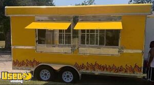 Clean - 2020 7' x 16' Kitchen Food Trailer | Food Concession Trailer