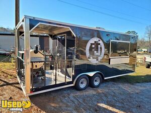 Turnkey - LIKE NEW 2023 8.5' x 22' Elite Cargo Barbecue Food Concession Trailer with Porch