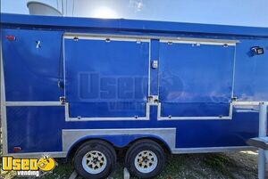 BARELY USED- 2021 8.5' x 16' Food Concession Trailer with Pro-Fire Suppression