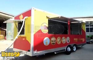 NEW - 6' x 18' Food Concession Trailer | Mobile Vending Unit