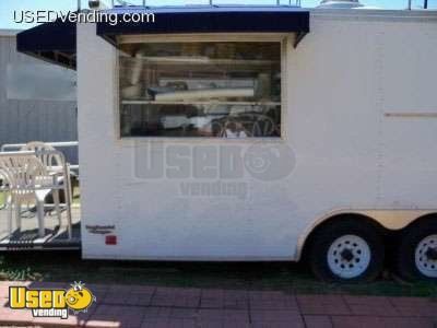 2006 - 24' Continental Cargo Concession Trailer Plus Smoker Trailer