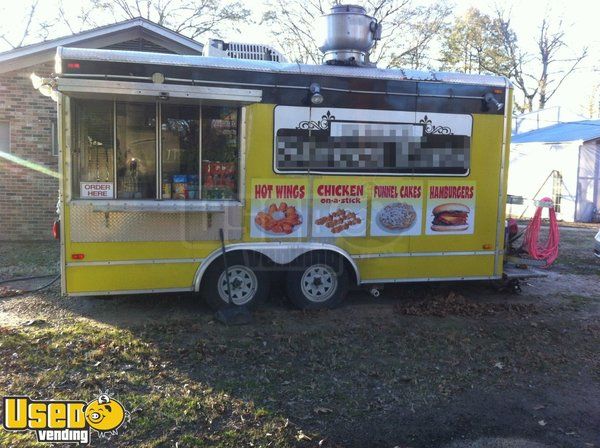 8' X 16' Mobile Kitchen Concession Trailer