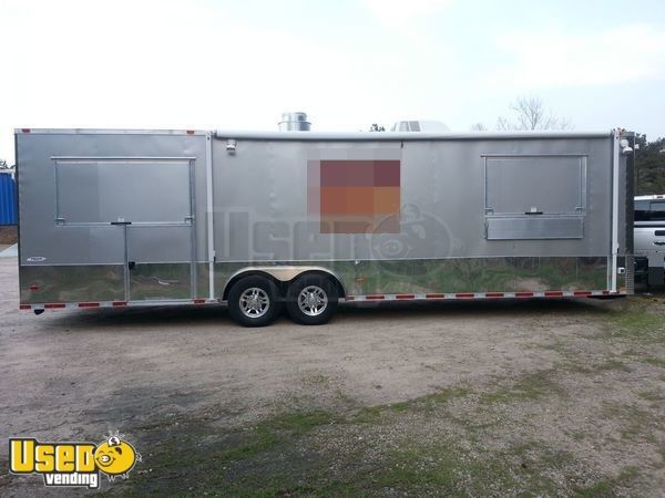 8.6' x 30' BBQ Concession Trailer