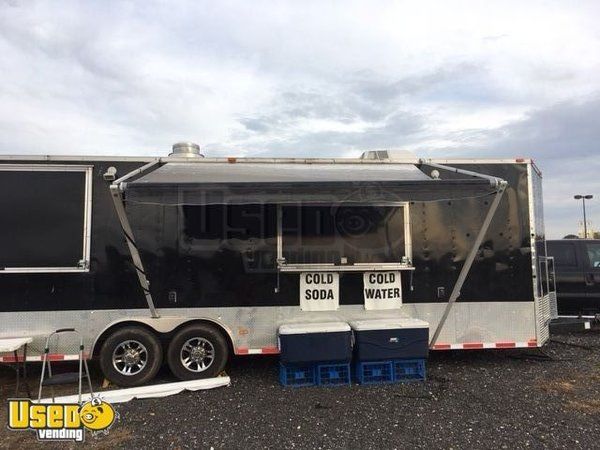 2014 - 8.5' x 28' Food Concession Trailer with Porch