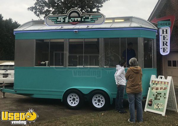 2015 - 8' x 18' Custom Ice Cream Concession Trailer