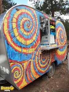 6.6' x 10' Replica Vintage Shaved Ice Concession Trailer / Snowball Trailer