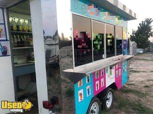 Fully-Stacked and Ready-to-Operate 2017 Snow Cone Concession Trailer