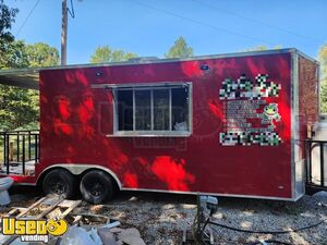 NEW - 2024 8.5' x 20' Freedom Kitchen Food Trailer with Porch | Concession Trailer
