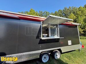 Well-Equipped Dual Axle 7' x 19' Kitchen Food Concession Trailer with Pro Fire System