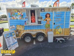 Turn Key - 2023 6.5' x 14' Shaved Ice Trailer | Mobile Vending Unit