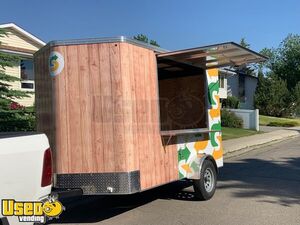 2021 7' x 14' Enclosed Empty Concession Trailer | DIY Trailer