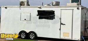 Well Equipped - 25' Kitchen Food Concession Trailer with Fire Suppression System