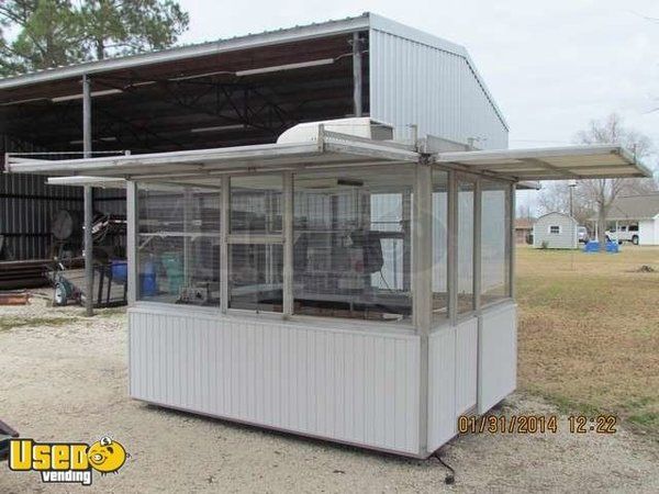 1985- 10' x 8' Portable Concession Stand with Trailer
