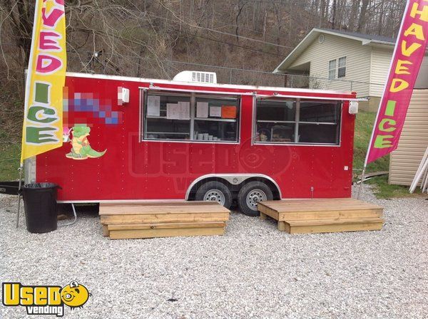 2012 - 8' x 20' Shaved Ice Concession Trailer