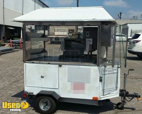4.6' x 6' Shaved Ice Concession Trailer