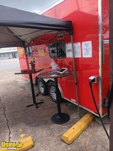 Like New - 2025 8' x 16' Kitchen Food Concession Trailer with Fire Suppression System