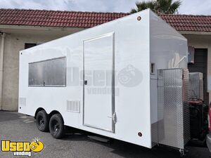2025 7.5' x 18' Kitchen Food Concession Trailer with HCD Insignia + Pro Fire System