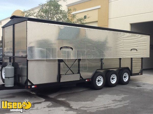 2012 BBQ Trailer with Smoker