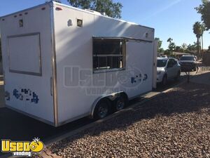 Fully-Stocked 2014 8' x 16' Kitchen Food Trailer / Mobile Kitchen