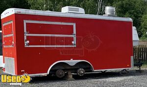 2015 - 8' x 18' Kitchen Concession Trailer with Fire Suppression System