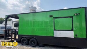 2018 - 8' x 24' Food Concession Trailer/ Mobile Kitchen Unit with Porch