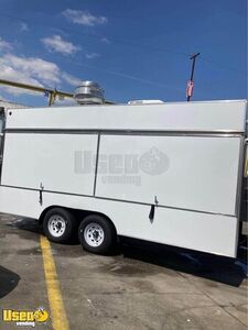 Permitted Mobile Kitchen Unit / Food Vending Concession Trailer with Van