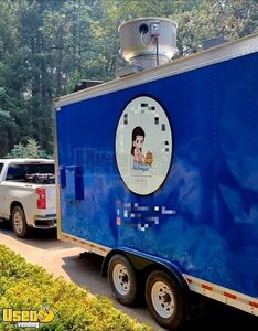 2023 8' x 16' Kitchen Food Concession Trailer with HCD Insignia + Fire Suppression