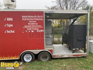 2014-  8.5' x 21' Mobile Barbecue Food Trailer BBQ Kitchen with Porch4