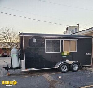2021 Homesteader 7' x 16' Fully Equipped Professional Kitchen Food Trailer