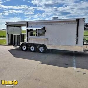 2023 - 8' x 20' Kitchen Food Concession Trailer with 6' Open Porch