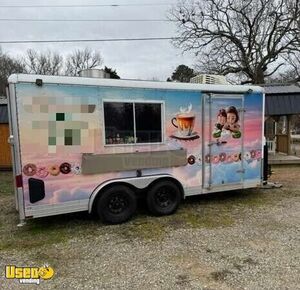 2003 9' x 14' Wells Cargo Kitchen Food Concession Trailer with Fire Suppression