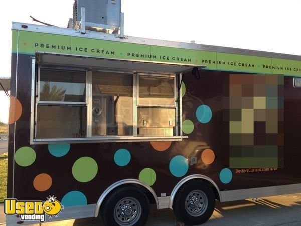 8.5' x 18' Ice cream Concession Trailer