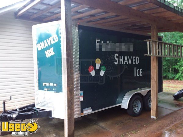 2017 - 7' x 14' Shaved Ice Concession Trailer