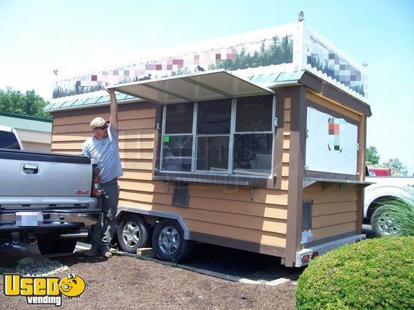 Used 8' x 20' Food Concession Trailer / Mobile Kitchen Unit. - Works Great