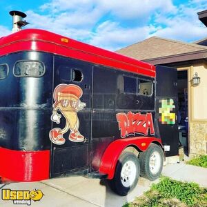 Ready to Serve Used Wood-Fired Pizza Concession Horse Trailer