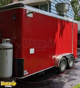 2016 Lark 7' x 14' Mobile Food Concession Trailer with Pro-Fire