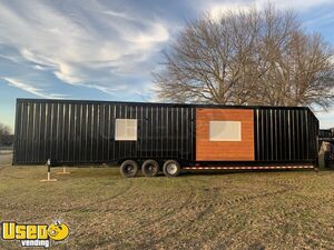 Custom New Build - 2022 8' x 44' Food Concession Trailer with 24' Serving Kitchen & Bathroom + Solar