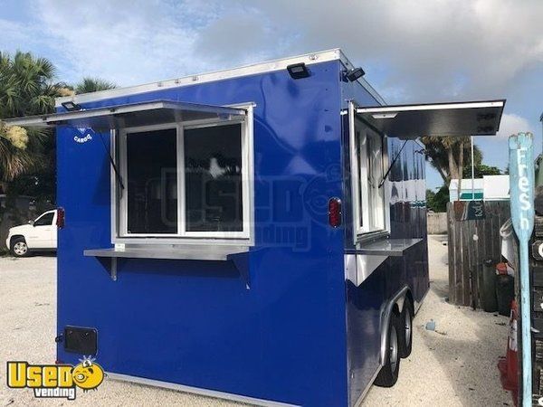 2020 8.5' x 16' Diamond Cargo Loaded Food Concession Trailer- Never Used