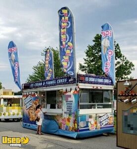 Carnival Style 2004 24' Ice Cream and Funnel Cake Concession Trailer