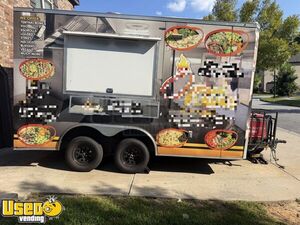 2021 8' x 16'  Kitchen Food Concession Trailer with Pro Fire System
