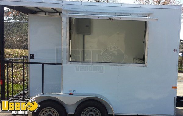 2015 - 7' x 12 BBQ Concession Trailer with Porch