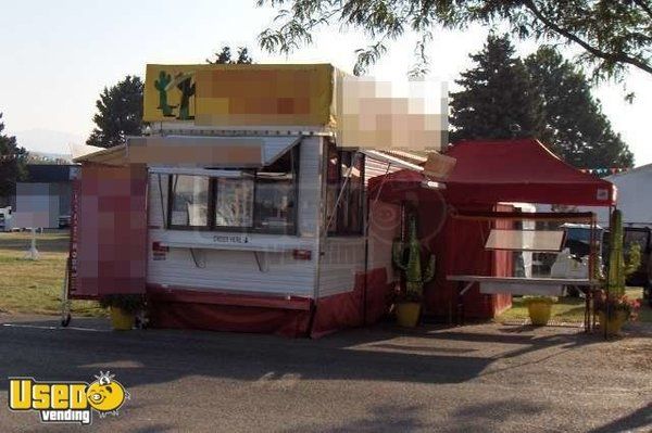 24' x 8' Custom Food Concession Trailer with Transport Van