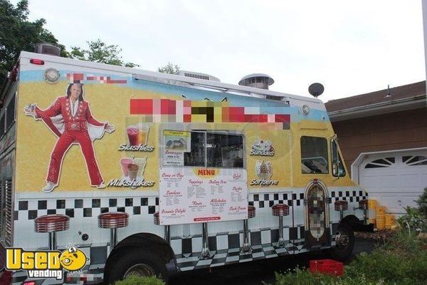 1989 Ford E350 Custom Built Rock to the Oldies Soft Serve Ice Cream Truck