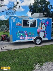 2017 6' x 12' Ice Cream Concession Trailer with Lightly Used 2021 Interior