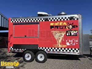 2024 8' x 16' Pizza Food Trailer with CA Insignia | Concession Trailer