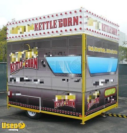 Ready to Pop 2010 - 8.5' x 10' Kettle Corn Carnival Style Concession Trailer