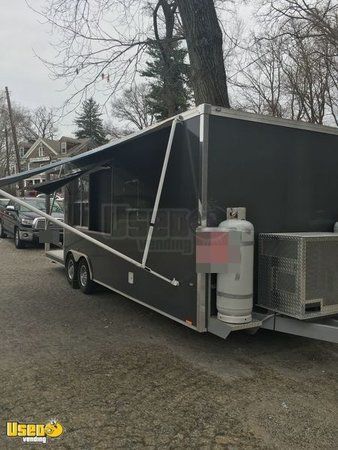 2015 - 8.5' x 24' Food Concession Trailer With Porch