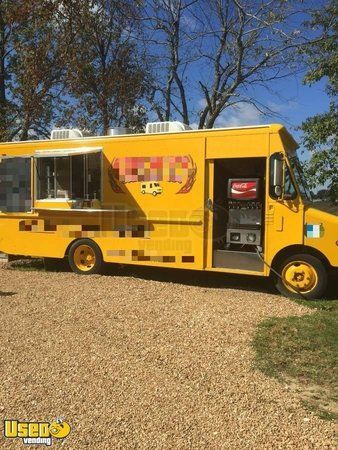 All Stainless Steel Diesel Oshkosh Step Van Kitchen Food Truck